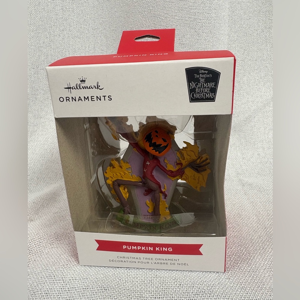 HALLMARK‎ Pumpkin King Disney NIGHTMARE BEFORE CHRISTMAS ORNAMENT NIB 2025